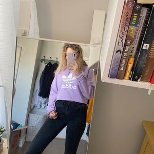 Adidas cropped hoodie